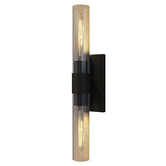 Ozarke Twin Wall Lamp 2 Light Wall Sconce with Glass Shade