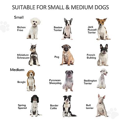 Pawhut Wooden Pet Gate For Doorway & Stairs, Small & Medium Dogs