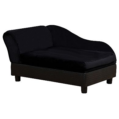 Pawhut Luxury Small Dog Bed Couch W/ Storage, Little Dog Sofa