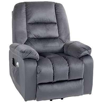 Homcom Vibration Massage Lift Recliner Chair With Heat