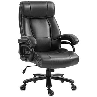 Vinsetto Big And Tall Office Chair, Pu Leather Desk Chair 400lb