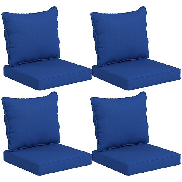 Indoor Outdoor Chair Cushions For Patio Furniture Seat And Back