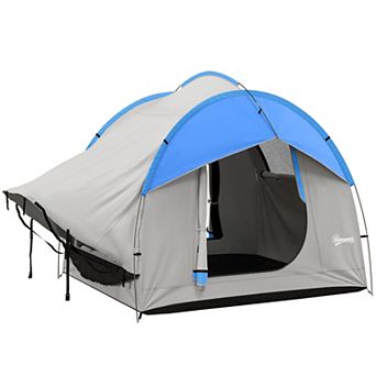 Outsunny Car Camping Tent with 3 Doors, 2000mm Waterproof,