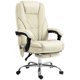 Vinsetto Massage Office Chair With Heat, Reclining, Footrest