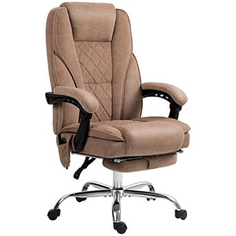Vinsetto Massage Office Chair With Heat, Reclining, Footrest