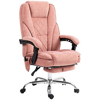 Vinsetto Massage Office Chair With Heat, Reclining, Footrest