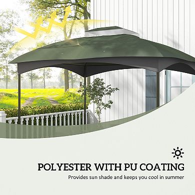 Outsunny Canopy Replacement for 10ft x 12' 84C-210 Series Gazebo