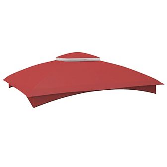 Outsunny Gazebo Canopy Replacement For 10' X 12' Patio Gazebo