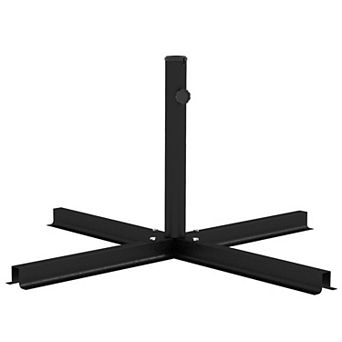 Outsunny Outdoor Universal Cross Brace Stand, Cross Umbrella Base