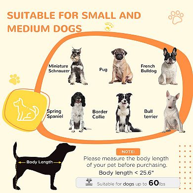 Pawhut Dog Crate Furniture Side End Table W/ Storage For Small Medium Dogs