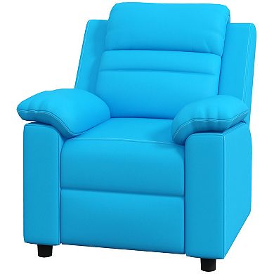 Qaba Kids Recliner Chair With Armrest, Footrest, Headrest