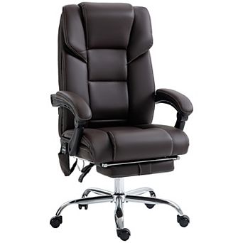 Vinsetto Vibration Massage Office Chair With Lumbar Heat, Footrest