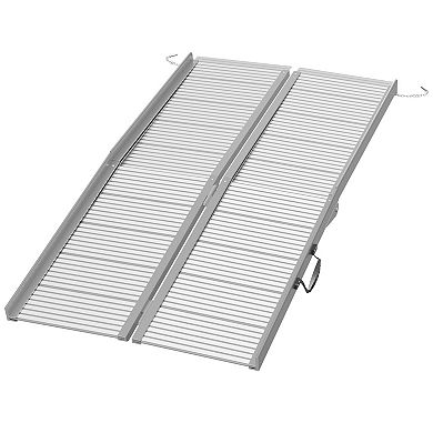 Portable Portable Wheelchair Ramp for Home, Threshold Handicap Ramp 5'