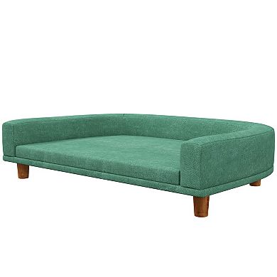 Pawhut Dog Sofa Couch With Washable Cushion For Large Dogs, Cats