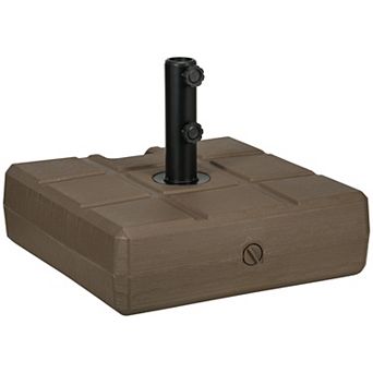 Outsunny Fillable Umbrella Base for 1.3inch, 1.5", 1.9" Umbrella Pole