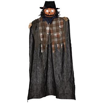 Homcom Pumpkin Ghost Outdoor Hanging Halloween Decoration For Party