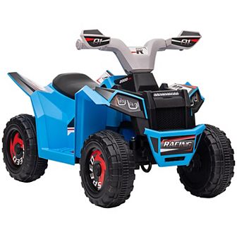 Aosom Kids Atv Quad Car, 6v Four-wheeler W/ Forward Backward