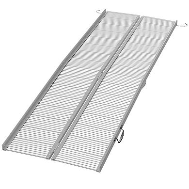 Portable Portable Wheelchair Ramp for Home, Threshold Handicap Ramp 8ft