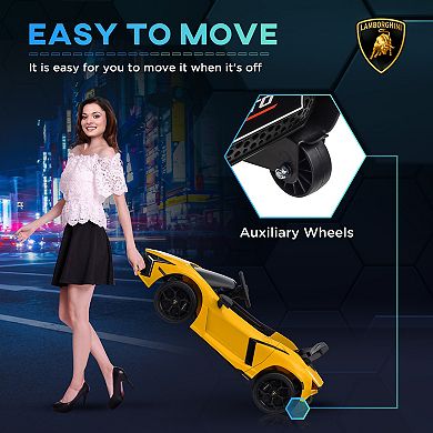 Qaba Lamborghini Revuelto Licensed Kids Ride On Car W/ Suspension