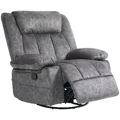 Homcom Recliner Chair, Swivel Rocker Chair For Nursery
