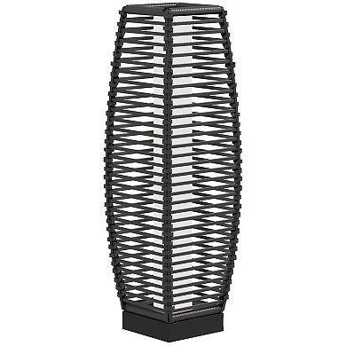 Outsunny Solar Floor Lamp With Auto On/off Led Lights, Pathway Light