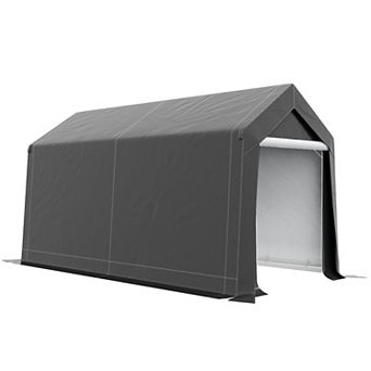 Outsunny 7' X 12' Heavy Duty Garden Storage Tent With Large Door