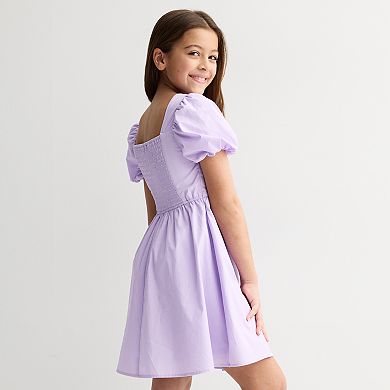 Girls 7-16 Trixxi Rosette Puff Sleeve Dress