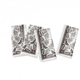 Spode 4 pc Woodland Print Dinner Napkins Set