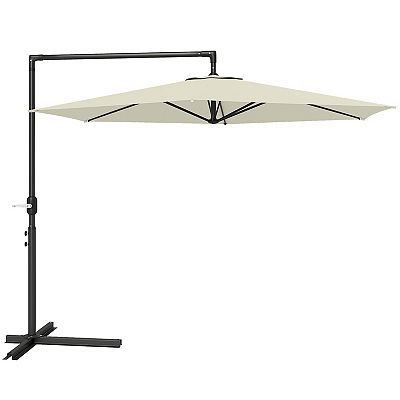 crank for offset patio umbrella Outdoor Woodgrain Pattern Decoration w/ Tilt, thus creating a comfortable environment for you Umbrella Crank Mechanism for Patio