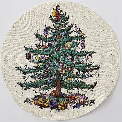 Spode Christmas Tree 4-pc. Round Placemat Set