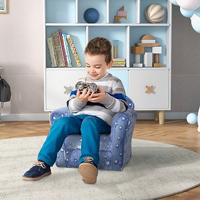 Qaba Kids Sofa With Glowing Star Design For 18-36 Months