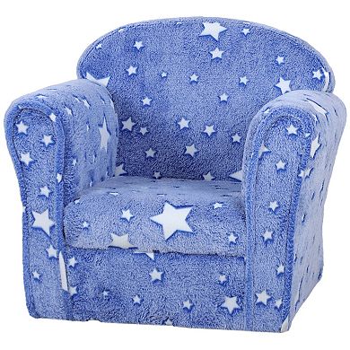 Qaba Kids Sofa With Glowing Star Design For 18-36 Months