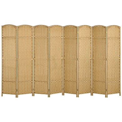 Homcom 8 Panel Room Divider Freestanding Folding Privacy Screen