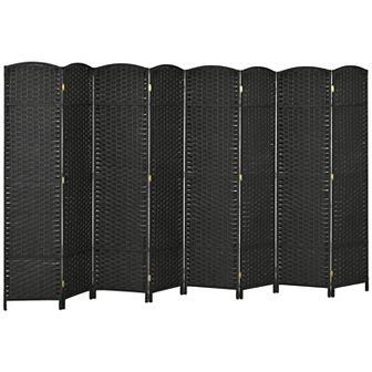 Homcom 8 Panel Room Divider Freestanding Folding Privacy Screen