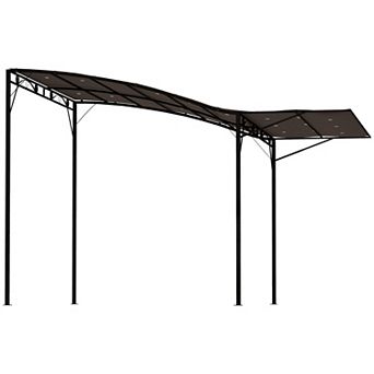Outsunny 10 x 8 ft Outdoor Pergola and Patio Gazebo for Garden,