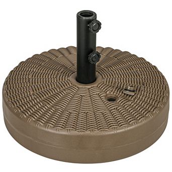 Outsunny Fillable Umbrella Base For 1.5", 2" Pole, Umbrella Stand