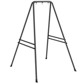 Outsunny Hammock Chair Stand With Outdoor Ready Metal Frame