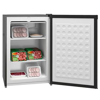 Homcom Upright Freezer 3 Cu Ft Mini Freezer W/reversible Door