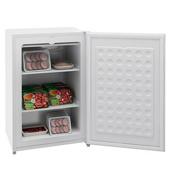 Homcom Upright Freezer 3 Cu Ft Mini Freezer W/reversible Door