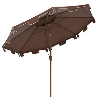 Outsunny 9ft Patio Umbrella with Tilt and Crank, Outdoor Umbrella