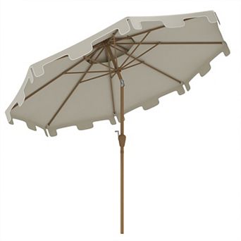 Outsunny 9ft Patio Umbrella with Tilt and Crank, Outdoor Umbrella