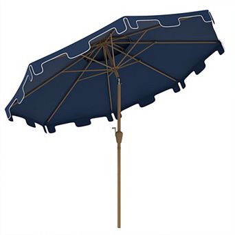 Outsunny 9ft Patio Umbrella with Tilt and Crank, Outdoor Umbrella