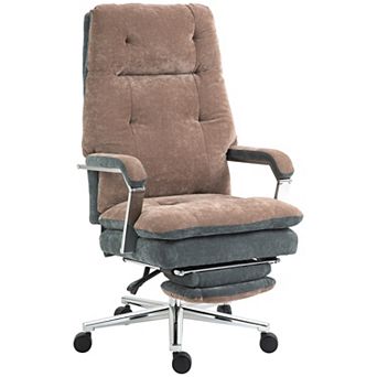 Homcom Big And Tall Home Office Chair With Adjustable Height