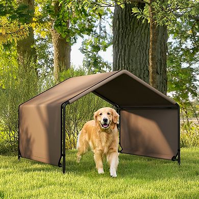 Pawhut Portable Dog Tent For Shade Protection For Outdoor