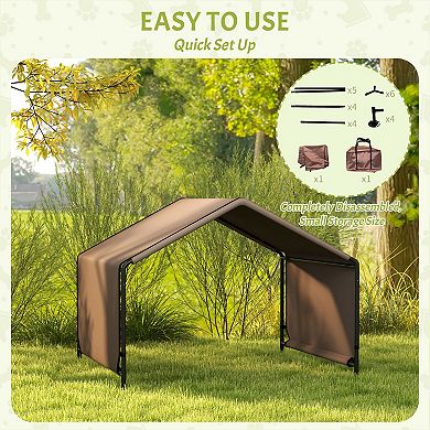 PawHut Portable Dog Tent for Shade Protection for Outdoor