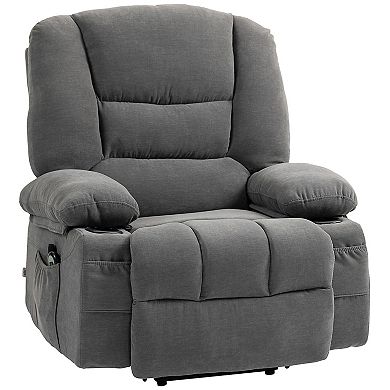 Homcom Massage Lift Chair With Heat, Quick Assembly