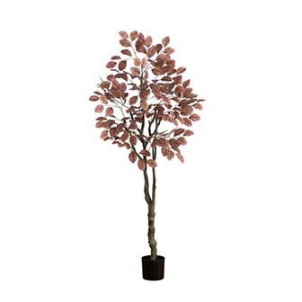 Nearly Natural 6ft. Autumn Dogwood Artificial Fall Tree