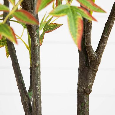 Nearly Natural 6ft. Autumn Nandina Artificial Fall Tree