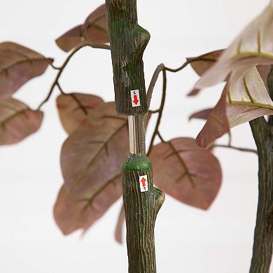 Nearly Natural 3.5ft. Autumn Dogwood Artificial Fall Tree