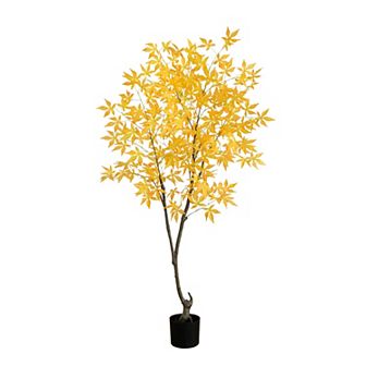 nearly natural 5 ft. Autumn Maple Artificial Fall Tree